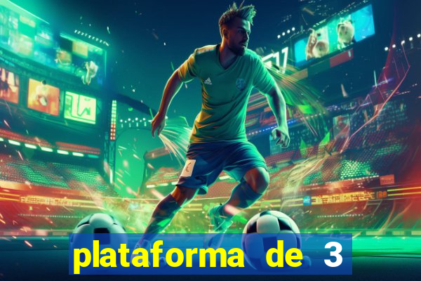 plataforma de 3 reais jogo